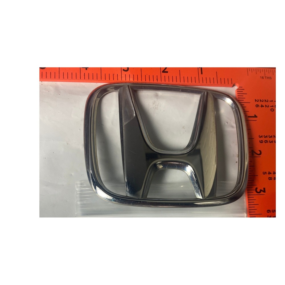 Honda Chrome Silver Front Rear Trunk Grille Emblem Logo Badge